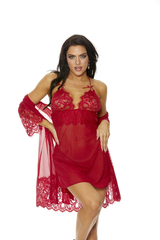Lace & Mesh Baby Doll