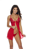 Lace & Mesh Baby Doll